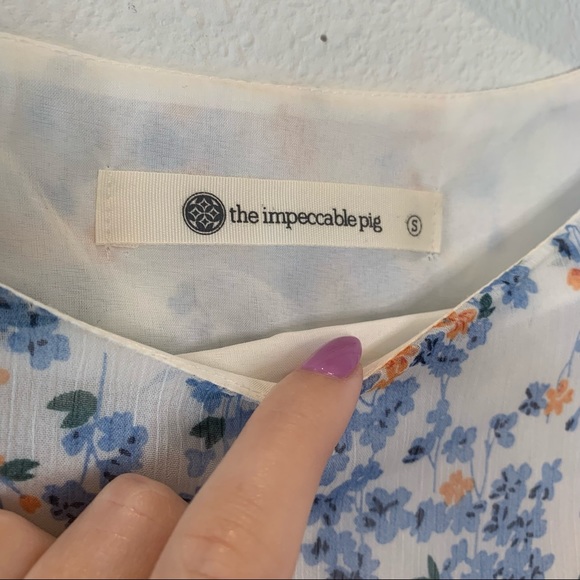 The Impeccable Pig Floral Short Sleeve Dress - Picture 4 of 5